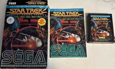 Atari 800 XL XE - Sega STAR TREK Strategic Operations Simulator Manual Box CIB