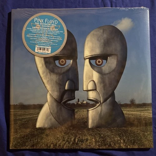 Pink Floyd Division Bell Vinyl Record 2xLP 25th Anniversary Blue Rare Sealed