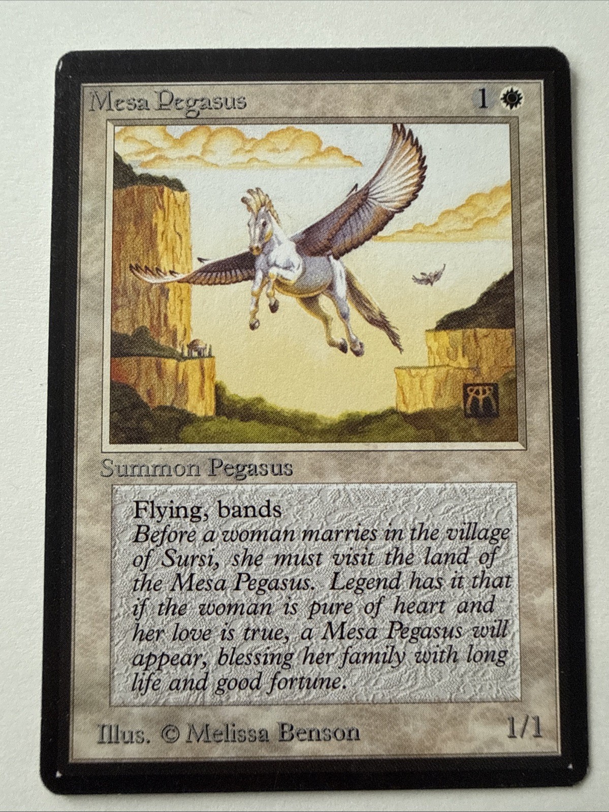 Mesa Pegasus Limited Edition - Beta Edition Regular Magic The Gathering MTG