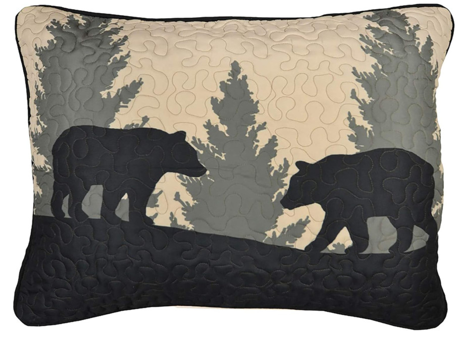 Donna Sharp Your Lifestyle Standard 20X26" Bear Walk Plaid Sham #33422