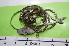 60.4 GRAMS SILVER NECKLACES RINGS AND OTHER ITM NICE MIX PRICED RIGHT 4NO 51.47 per troy oz