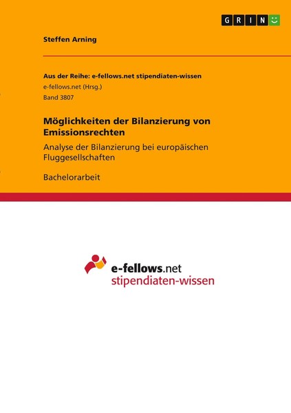 Steffen Arning | MöGlichkeiten der Bilanzierung Von Emissionsrechten | Buch-image