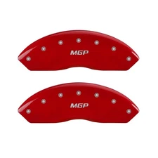 Mgp Caliper Covers 42014Smgprd Red Powder Coat Finish Front And Rear Caliper