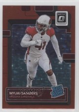 2022 Panini Donruss Optic Rated Rookie Red Stars Prizm Myjai Sanders #284 11s9