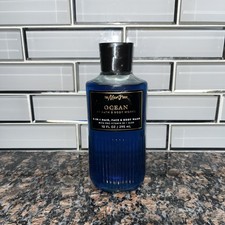 ALL NEW Men's Shop OCEAN 3-in-1 Hair, Face Body Wash 10 oz Bath Body Works