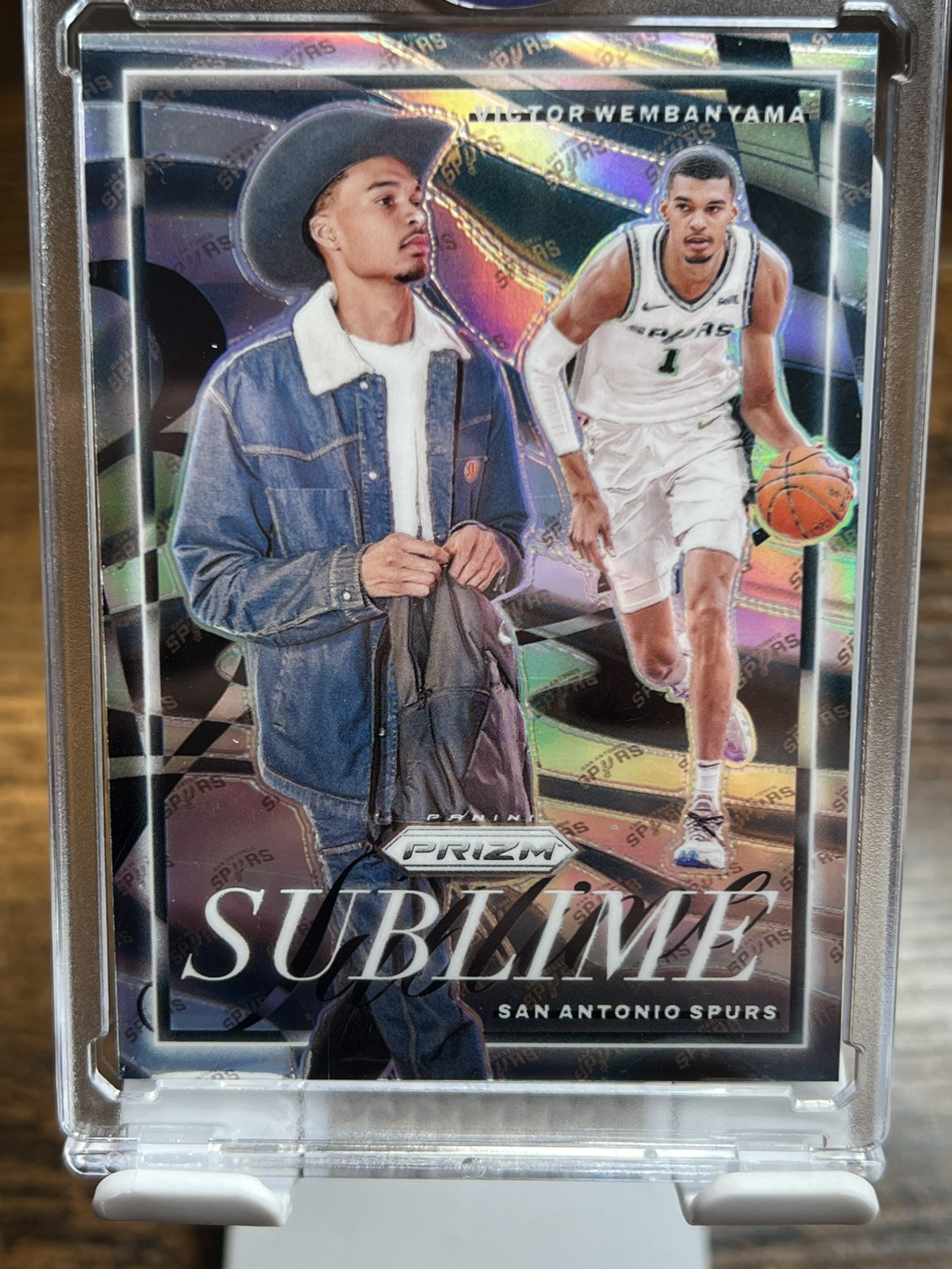 2024-25 NBA Prizm Victor Wembanyama Sublime Prizm Case Hit SSP #25