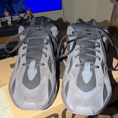 adidas Yeezy Boost 700 V2 Vanta Black Men s Low Top Suede Sneakers FU6684