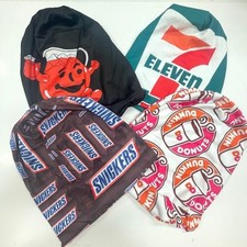 4 Logo Beanies Multi Brand Multicolor Winter Hat Soft  Warm One Size Lot B
