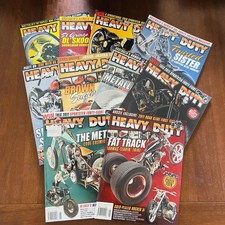 Heavy Duty Motorcycle Magazine Bundle x10 2009-2011 Harley Davison