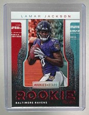 Lamar Jackson 2018 Panini Rookies & Stars #RR-10 Rush RC Rookie