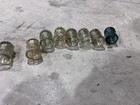 Hemingray and Armstrong Clear Glass Insulators 1940s-1950s, Set of 8 No. 9 — photo 4