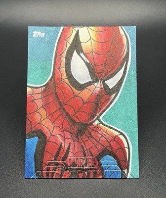 2025 Topps Marvel Mint - Original Sketch Card - SpiderMan 1/1 (Artist Signature)