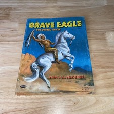 BRAVE EAGLE COLORING BOOK 1955 ROY ROGERS ENTERPRISES WHITMAN