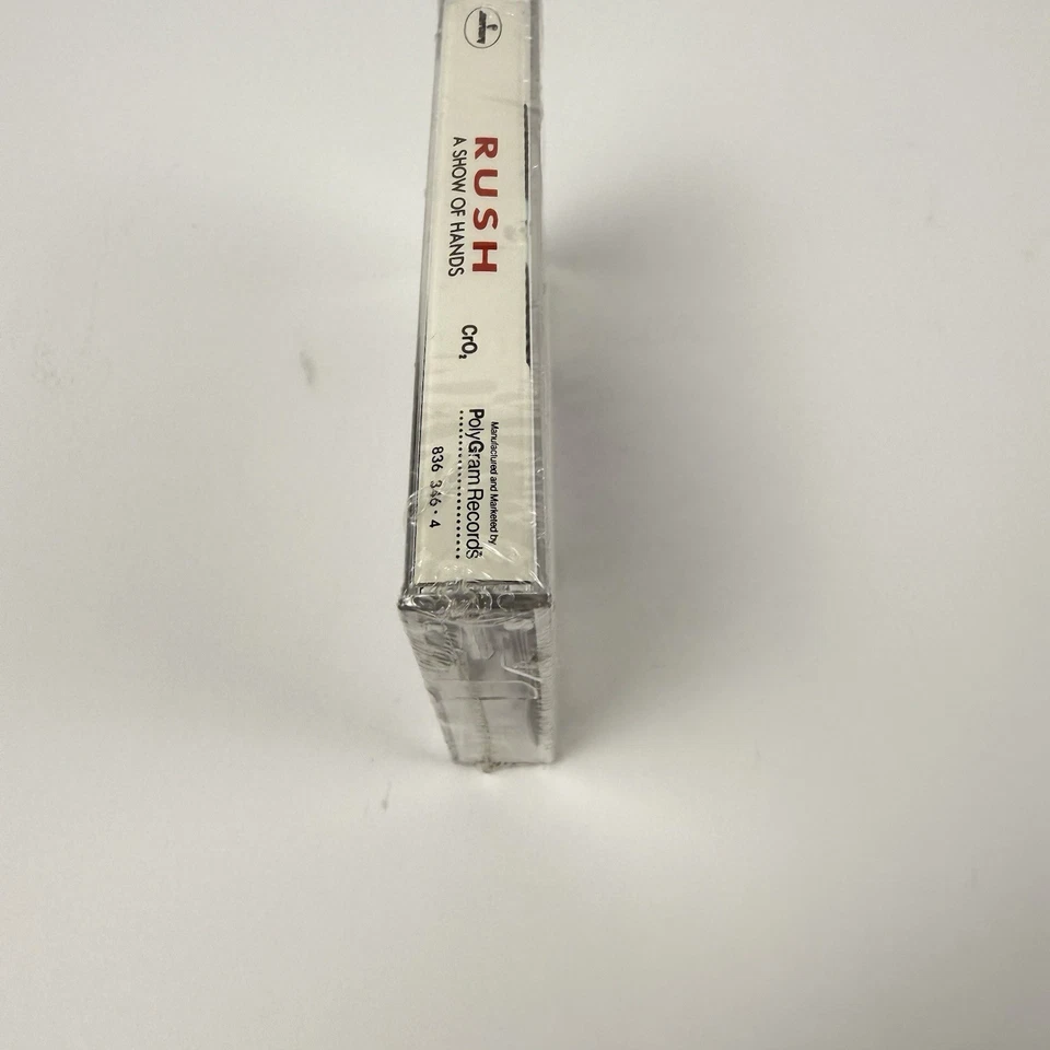 Rush A Show Of Hands Cassette 1989 Mercury Brand New Sealed - Image 3 of 4