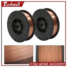 Findmall 2 Roll ER70S-6 .023" 0.6 mm Mild Steel MIG Welding Wires 2 x 10 Lbs