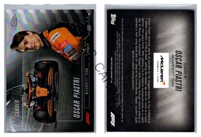 Oscar Piastri Camber 2024 Topps Chrome F1 #CAM-4 McLaren Formula 1 Team