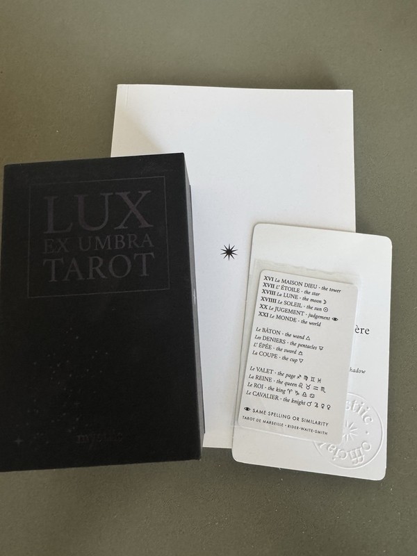 Lux Ex Umbra Tarot Deck & Guidebook