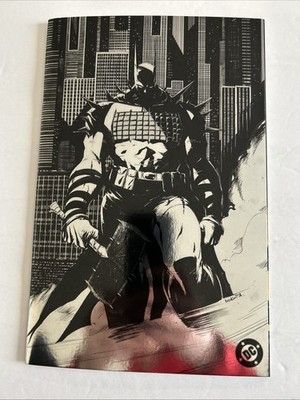 Absolute Batman #1 Fourth Printing Nick Dragotta Black and White Foil Cardstock
