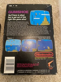 Gumshoe Nintendo NES Black Box Game PAL Boxed With Manual PAL & Protector