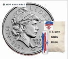 NEW | 2026 Emerging Liberty Dime 200 Coin Bag (P, D) |Confirmed Order - Presale