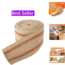 Jute Webbing,Upholstery Webbing for Chair,3.5"x10Yd Upholstery Strap