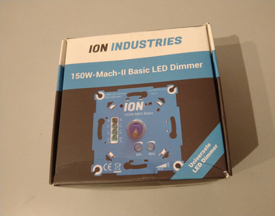 Ion Industries 150W-MK-II Basic LED-Dimmer Dimmschalter Dreh-Dimmer Einbau 230V