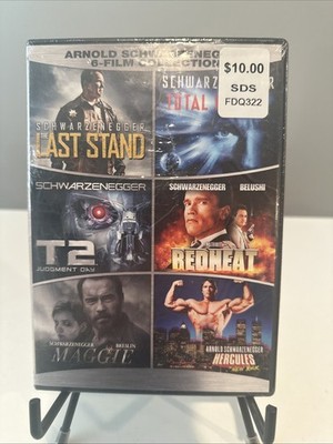 NEW! 6 Film Collection:ARNOLD SCHWARZENEGGER DVD:The Last Stand,Total Recall etc