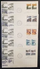 Canada Stamps FDC's: #594-598 10c-50c Landscape Defns. FDC's VF