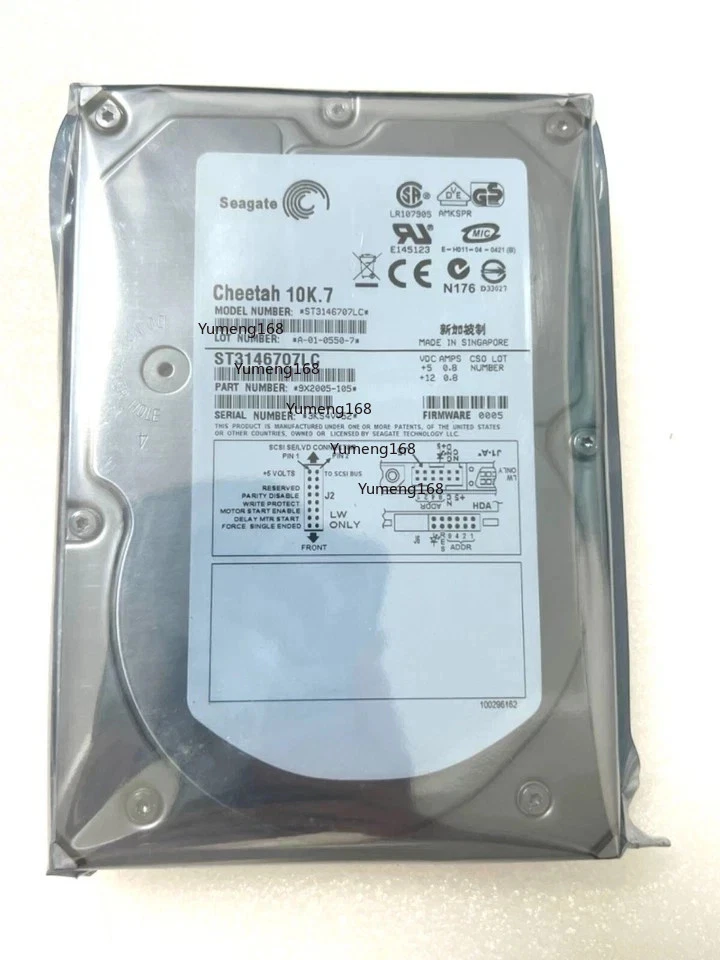 SEAGATE ST3146707LC 146GB 10K 3.5" U320 SCSI HARD DRIVE HDD Quick delivery - Image 3 of 4