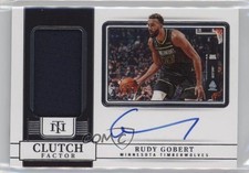 2022-23 National Treasures Clutch Factor Signatures 29/49 Rudy Gobert Auto 1q7