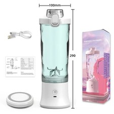 Portable Blender Electric Juicer 600ML Fruit Mixer 4000mAh USB Rechargeable Smo.