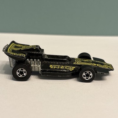 Vintage 1973 Hot Wheels Formula P.A.C.K. Pack Black Race Car Hong Kong
