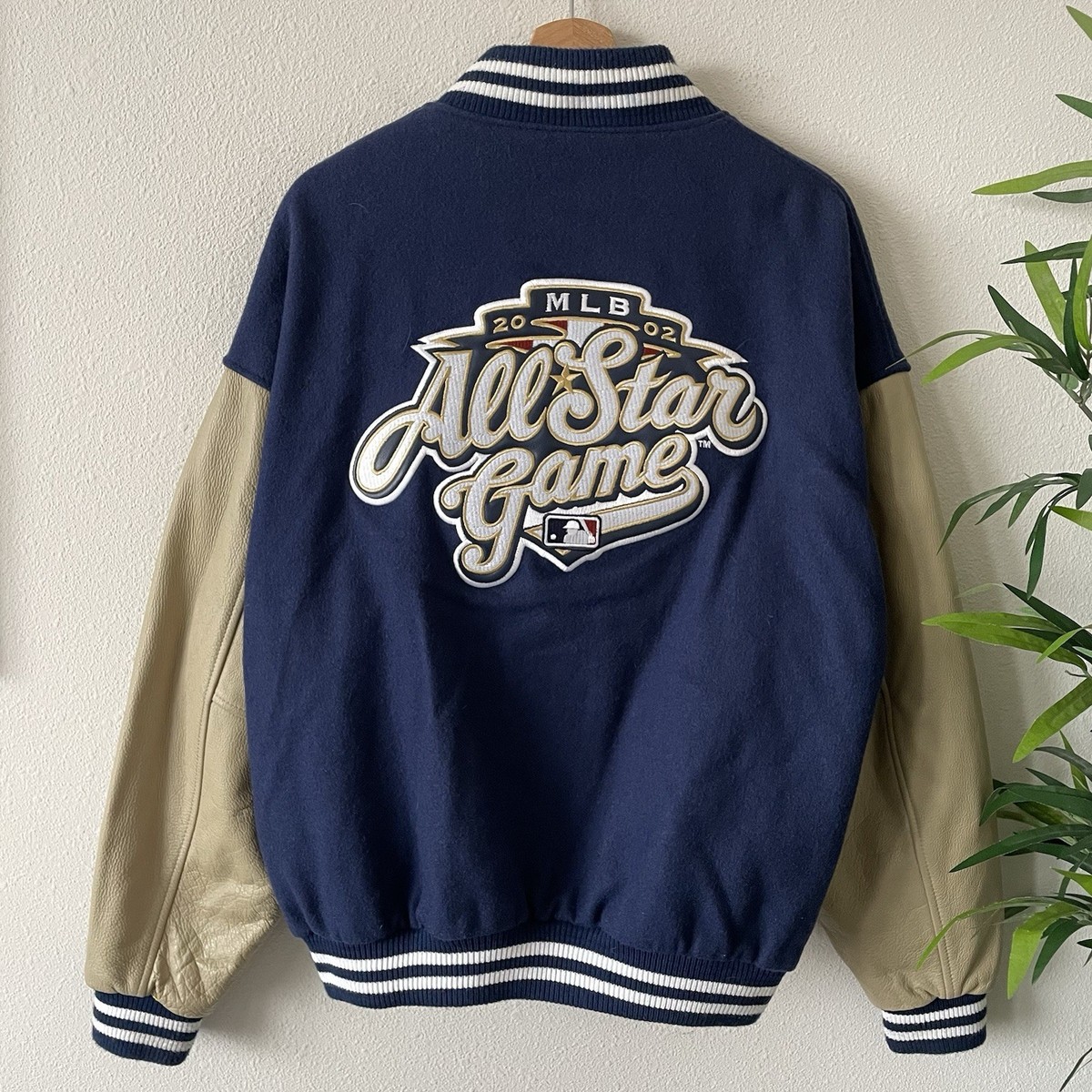 Rare Vintage Nike 2002 MLB All Star Game Varsity Jacket Mens 