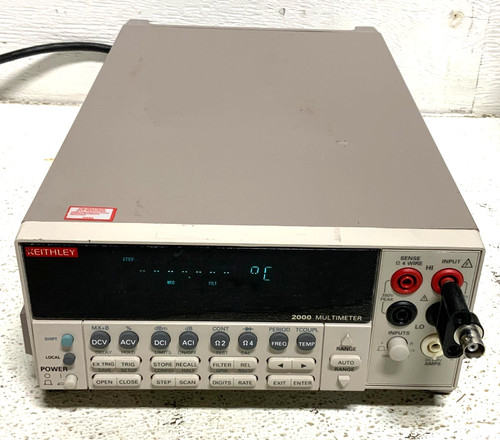 Keithley 2000 6.5-Digit Digital Benchtop Precision Multimeter DMM GIPB RS232 66B