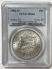 1902-O Morgan Silver Dollar Coin PCGS MS-64