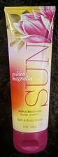 Bath  Body Works Golden Magnolia Sun Triple Moisture Body Cream Old Stock