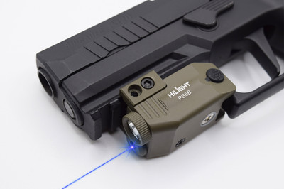 HiLight Primal Blue 500 Lumen Flashlight Blue Laser Beam w/ Genuine Cerakote OD