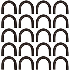 Set of Twenty 20 1/2" Thick Weld On Steel D-Rings for Rope Hook Tie Down Strap