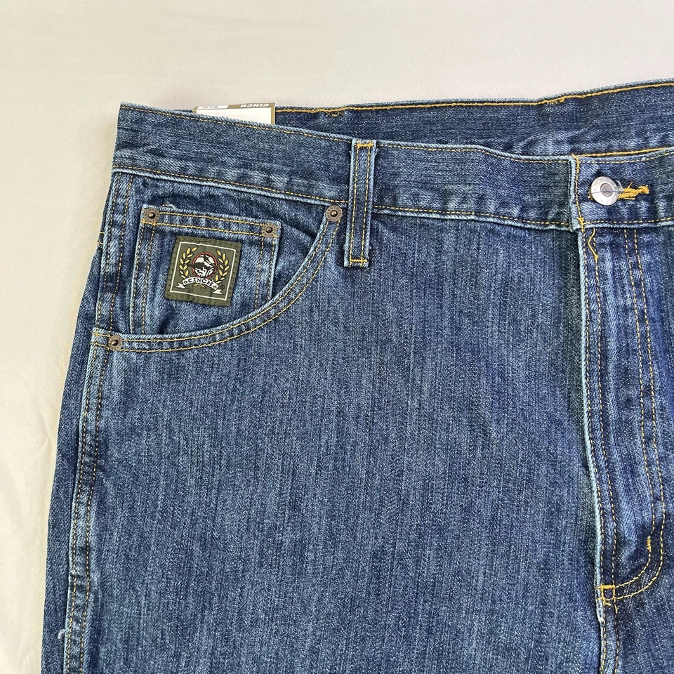 Pantalones de mezclilla Cinch Green Label para hombre 40x32 azul calce relajado pierna cónica Western Rodeo nuevos con etiquetas Foto 4 de 4