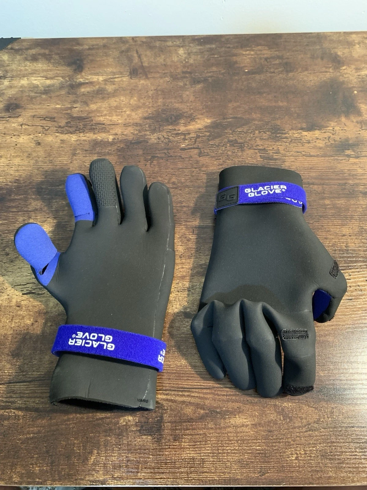 Glacier Outdoor Pro Angler Large Slit Finger Fleece Lined Neoprene Fishing- NEW