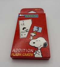 Peanuts Snoopy Addition Flash Cards
