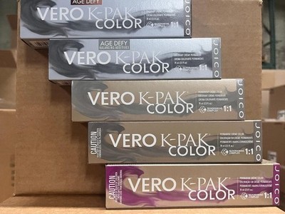 Joico Vero K-Pak Age Defy Permanent Cream Hair Color, 2.5 fl oz  (Choose yours) 