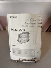 Canon DC20/ DC10 DVD Camcorder Manual