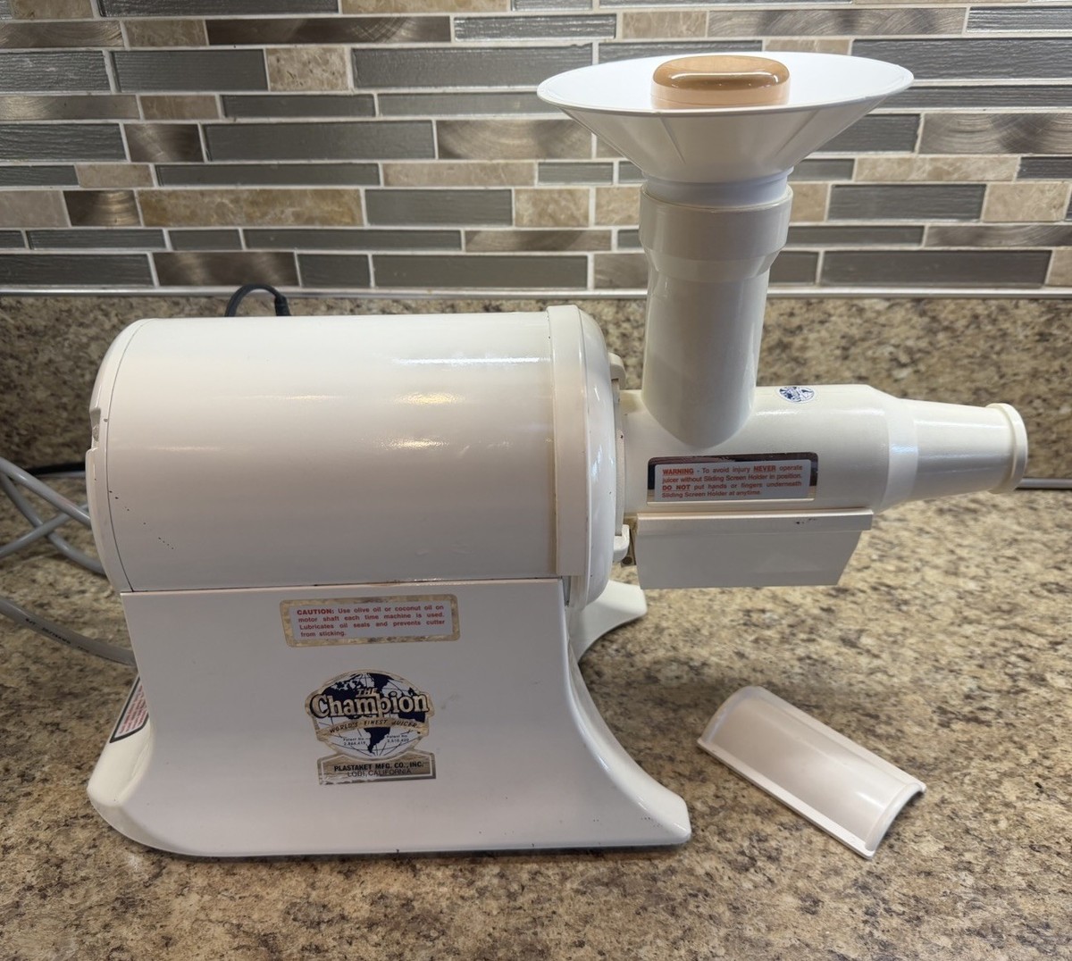 Champion Juicer G5-NG-853S Heavy Duty Juicer - WORKS! | eBay