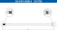 ATE Bremsschlauch 24.5101-0300.3 FüR MERCEDES-BENZ