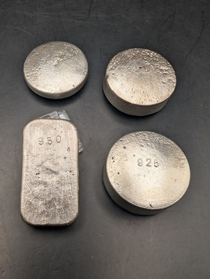 #ad #ad 🔥 925 950 FINE STERLING SILVER BARS ROUNDS SLUGS 11.75 TROY OZ HAND POURED 🔥 $1500.00