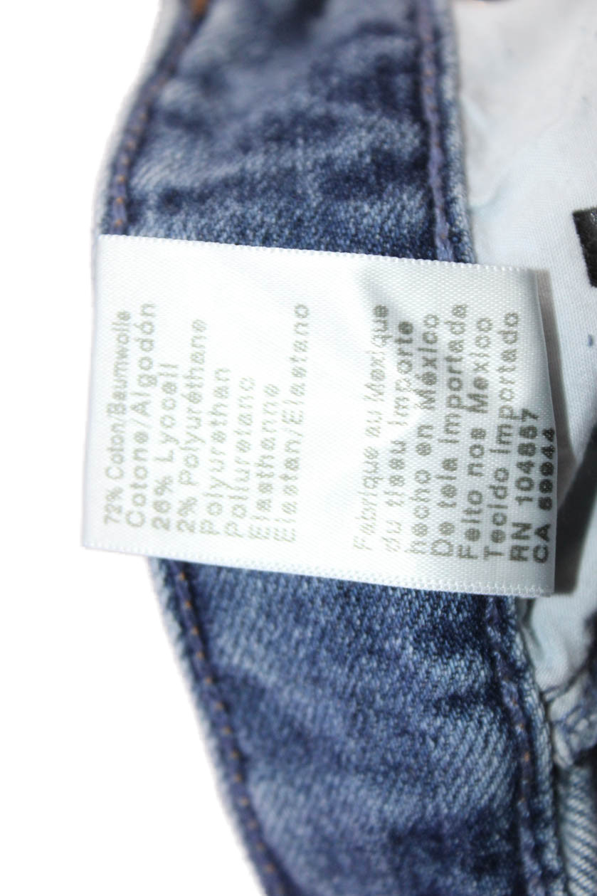 AG Adriano Goldschmied Women Boyfriend Cropped Jeans Blue High Rise Size 27 thumbnail 5