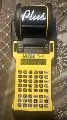 Brady ID-PRO Plus Wire Marker Printer   Powers On   No Ribbon / No Adapter