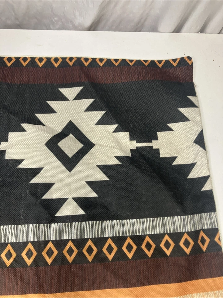 17”x17” Aztec Southwestern Throw Pillow Decorative Case Cover Geometric  - Image 3 of 4