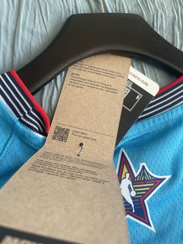 BNWT 2025 Stephen Curry Nike Jordan All Star Jersey #30 Men's Blue Swingman M 44 - Picture 12 of 20